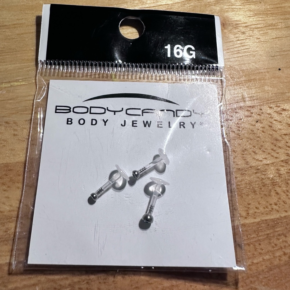 Body Candy screw in studs 14 gauge NEVER WORN